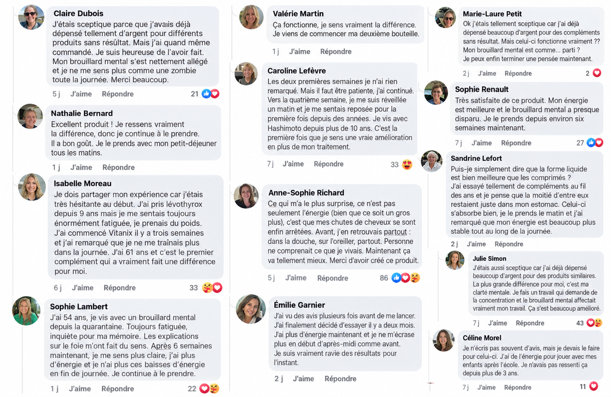 Commentaires de clientes Vitanix